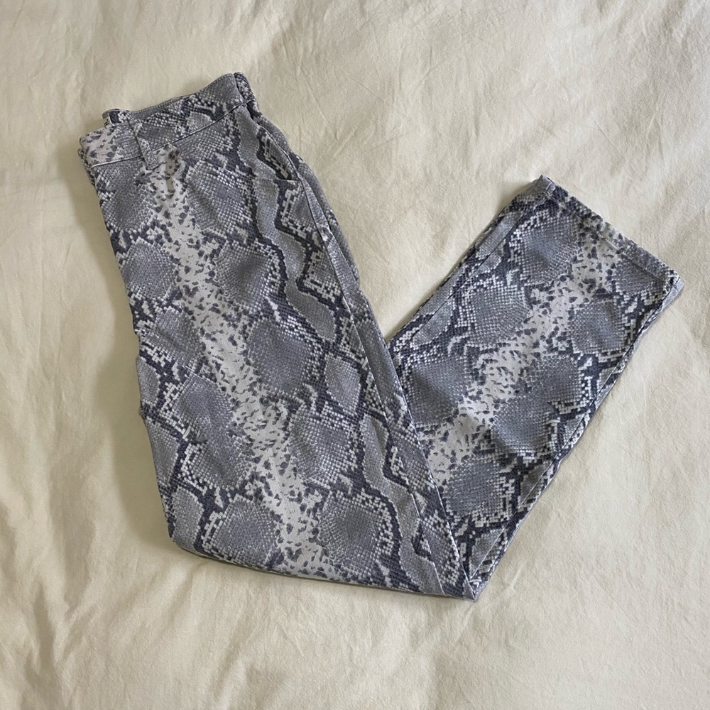Aritzia snakeskin jeans